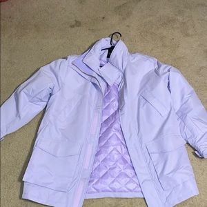 XL Lilac double zipper jacket, GREAT CONDITION